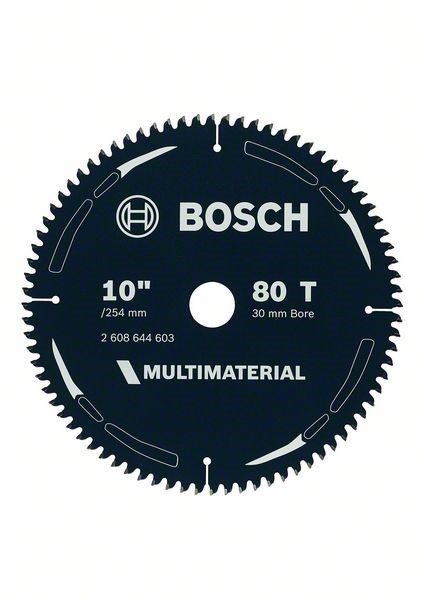 BOSCH MULTIMATERIAL SAW BLADE 10'' X 30/1''/25 X 80 TEETH 